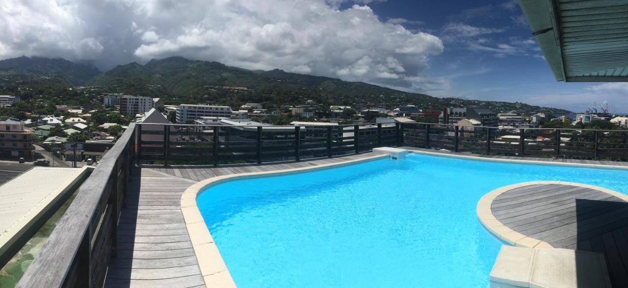 Tahiti Tropical Studio Apartment ปาเปเอเต ภายนอก รูปภาพ