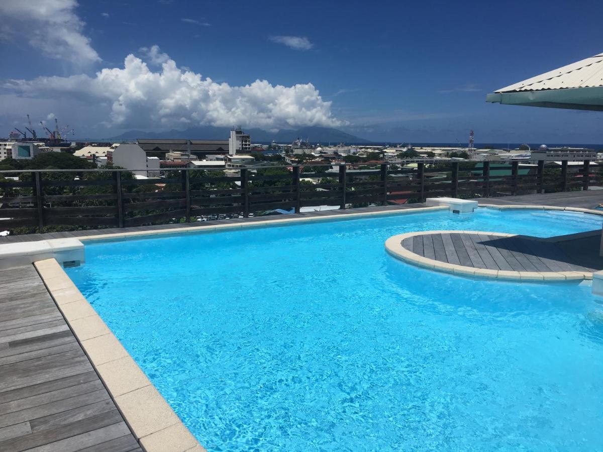 Tahiti Tropical Studio Apartment ปาเปเอเต ภายนอก รูปภาพ